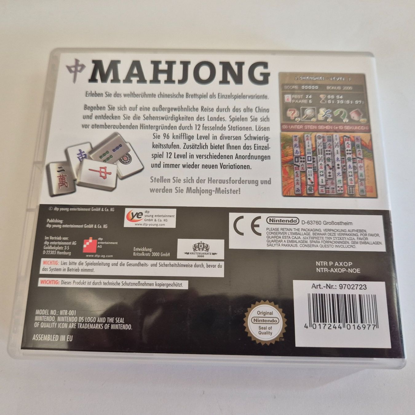 Nintendo Giochi: Mahjong - DS – Usato da Zürich venduto da Mephisto87 1