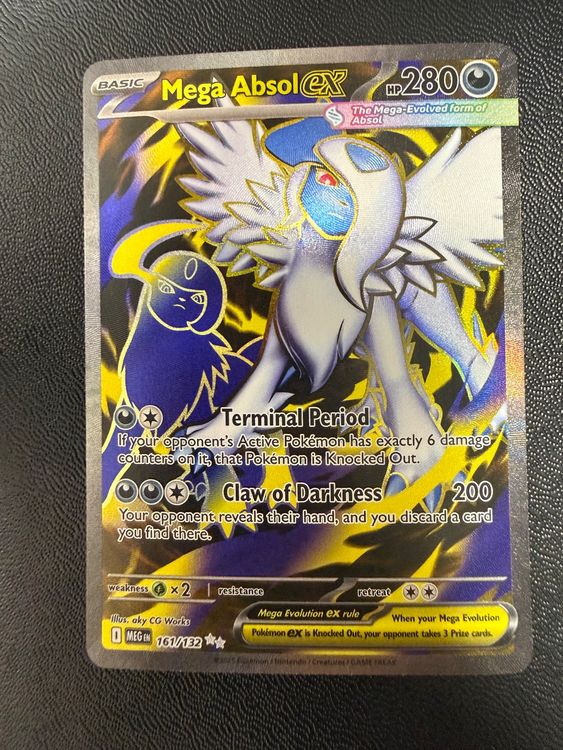 🇬🇧 Mega Absol Ex – 161 – Mega Evolution Ab 1.- (Neu (gemäss ...