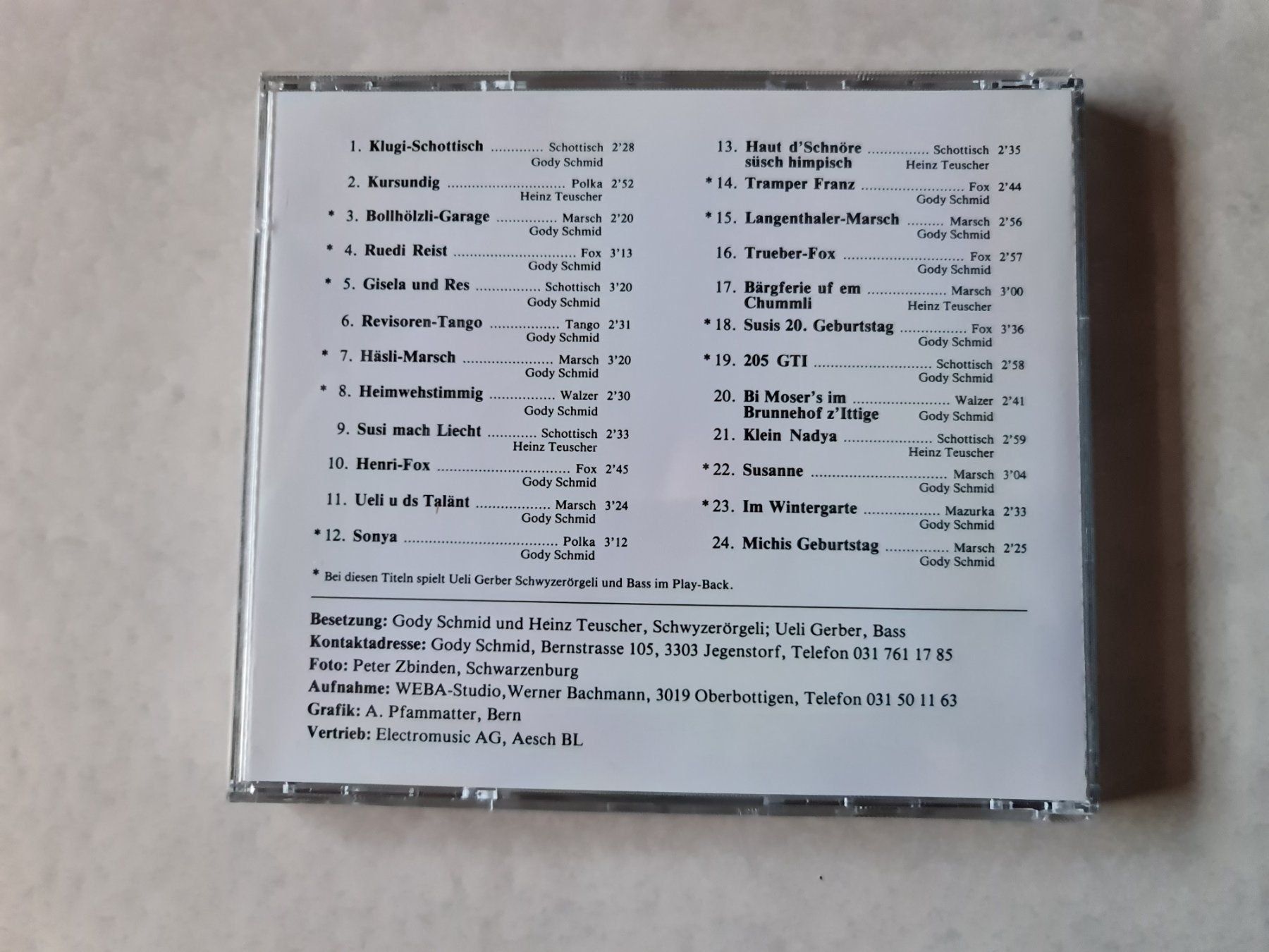 CDs: Schwyzerörgeli - Trio Gody Schmid - Revisoren Tango, CD, D11 – Gebraucht aus Sessa von  1