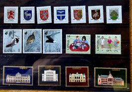 LATVIJA LETTLAND LETTONIE timbres ** 1994-97