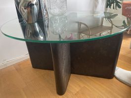 Couchtisch Coffee table Beistelltisch Glas Naturstein