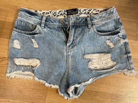Ripped Jeans Shorts, Hotpants, Gr. 36