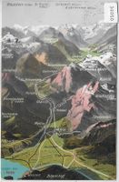 Panorama Glarus - Litho