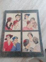 Vintage Damenmode Druck, charmantes Wandbild für Ihr Heim!