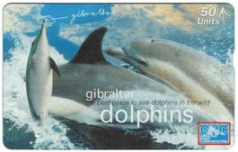 Telefonkarte Gibraltar GIB-62 Delphine ungebraucht