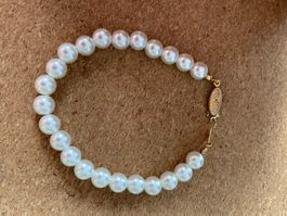 Perlen-Armband weiss grosszügig