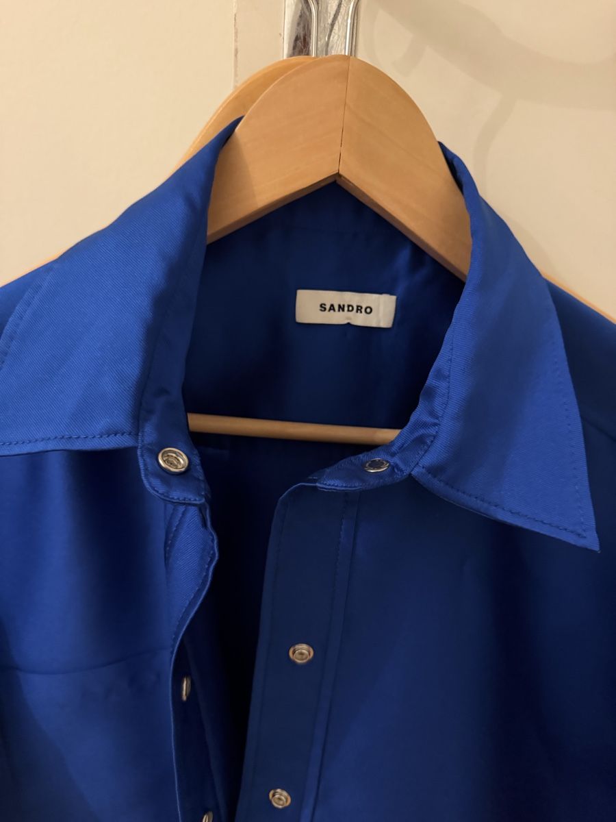Sandro Camicette: Chemise Sandro satinée 38 – Usato da Geneve venduto da ben_n52d 1