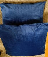 2er Set Kissen blau, 50x50cm, neuwertig