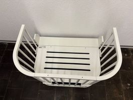 Babybay Beistellbett Maxi Original 89x51cm seidenmatt weiss