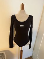 Schwarzer Levi's Body mit langen Ärmeln, Grösse S