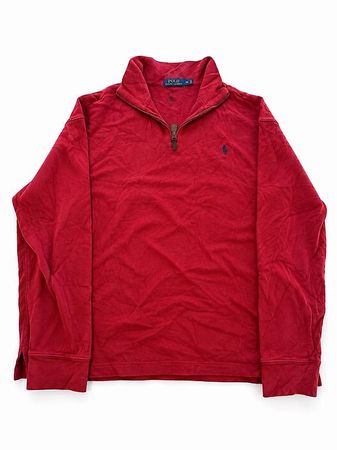 Polo Ralph Lauren Quarter Zip Pullover Rot XL
