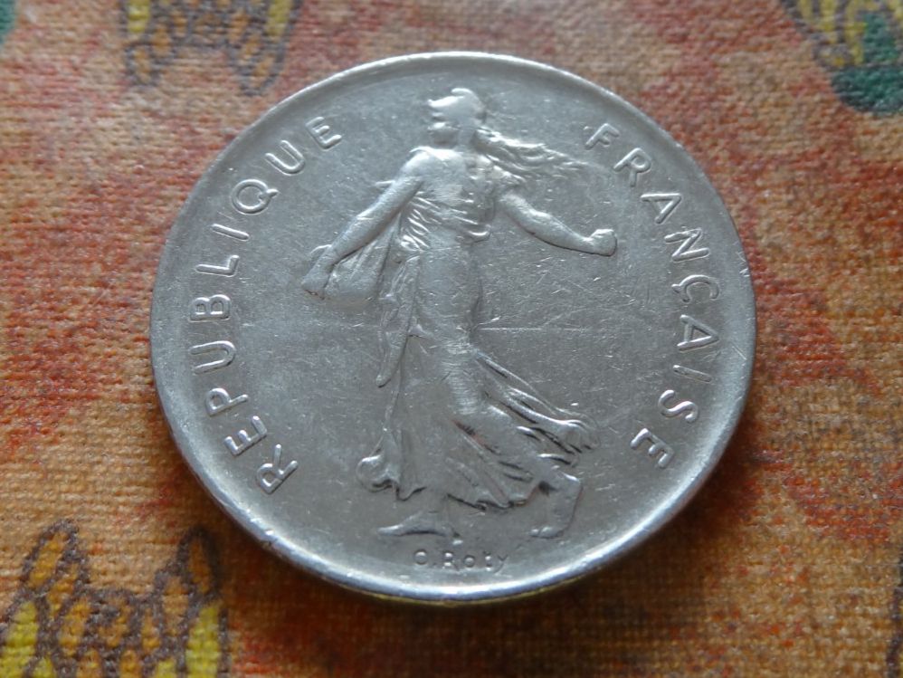Tutti le monete: FRANCE  5 Francs  1971 – Usato da Romanel-sur-Lausanne venduto da Swift13 1