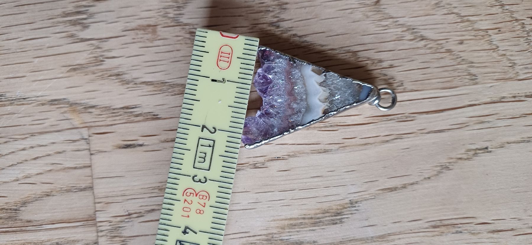 Ciondoli: schöner Kristall gefasst vermutlich in Silber – Usato da Flawil venduto da Pinkmalibu 2