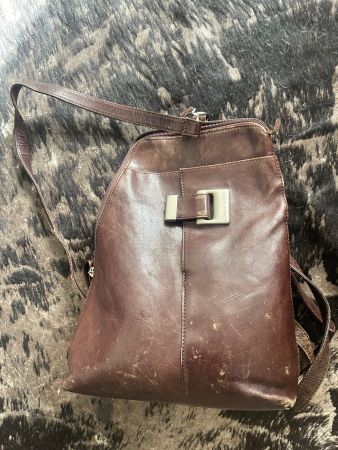 Claudio Ferrici Leder Rucksack