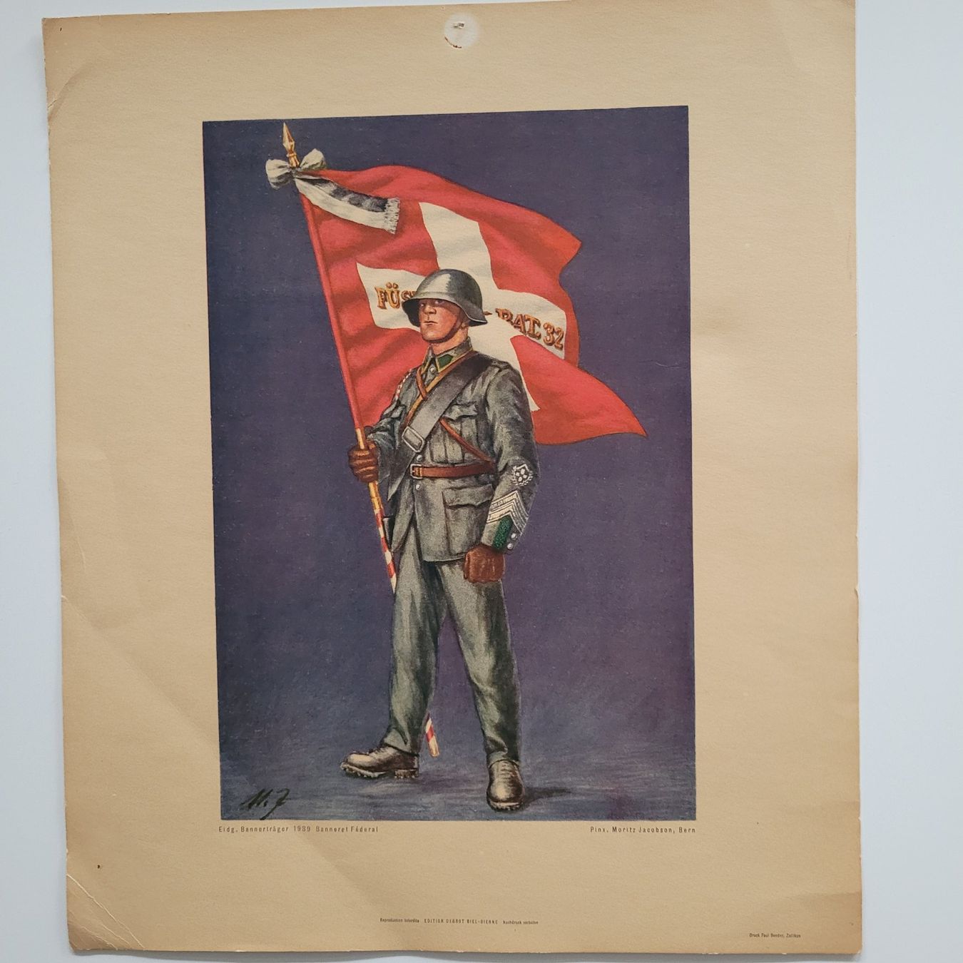 Poster & Bilder: Eidg. Bannerträger 1852/1912/1939 - Moritz Jacobson – Gebraucht aus Unterstammheim von Dolosprint80 8