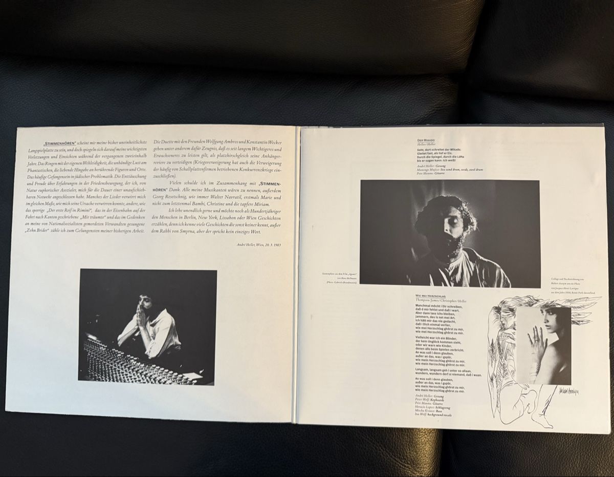 Dischi in vinile: Andrè Heller - Stimmenhören - DMM Pressung Schallplatte – Usato da Goldach venduto da Messerguru 7