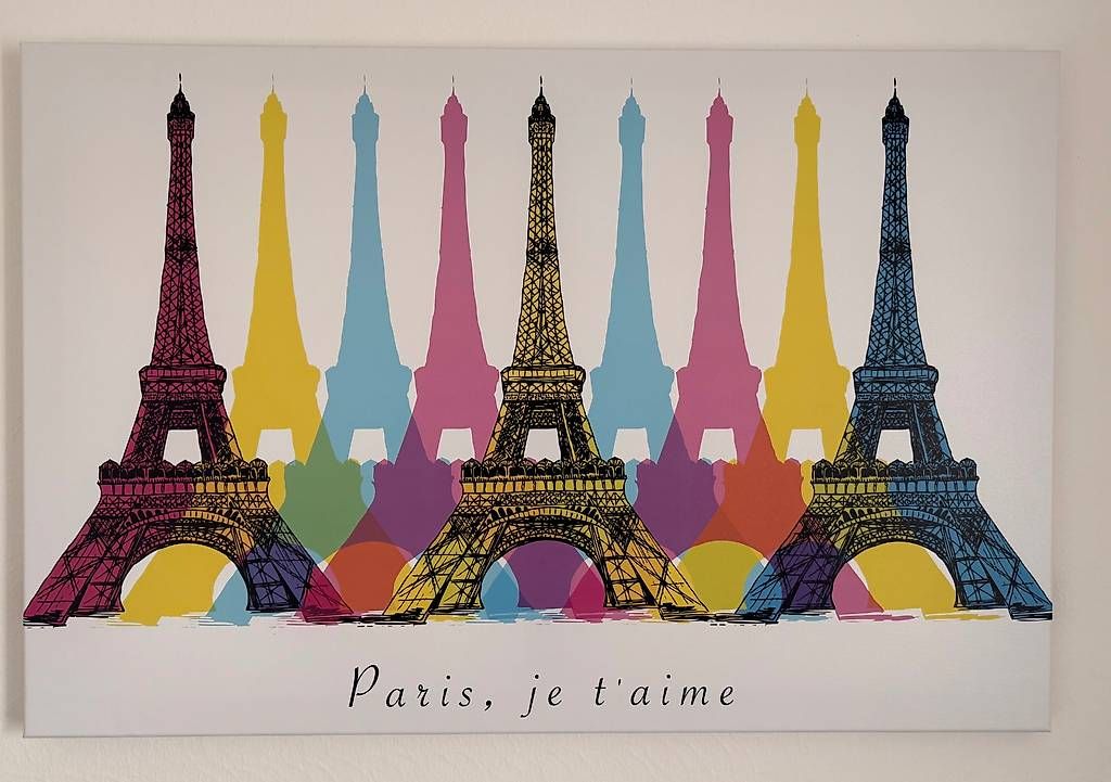 Foto & Immagini: Leinwandbild "Paris, je t'aime"  – Usato da Kilchberg ZH venduto da yoa_7ndh