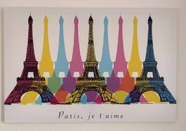 Leinwandbild "Paris, je t'aime" 