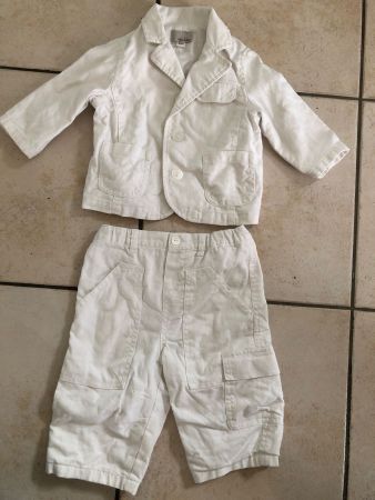 Weisser Mila blue Baby Anzug Gr.71