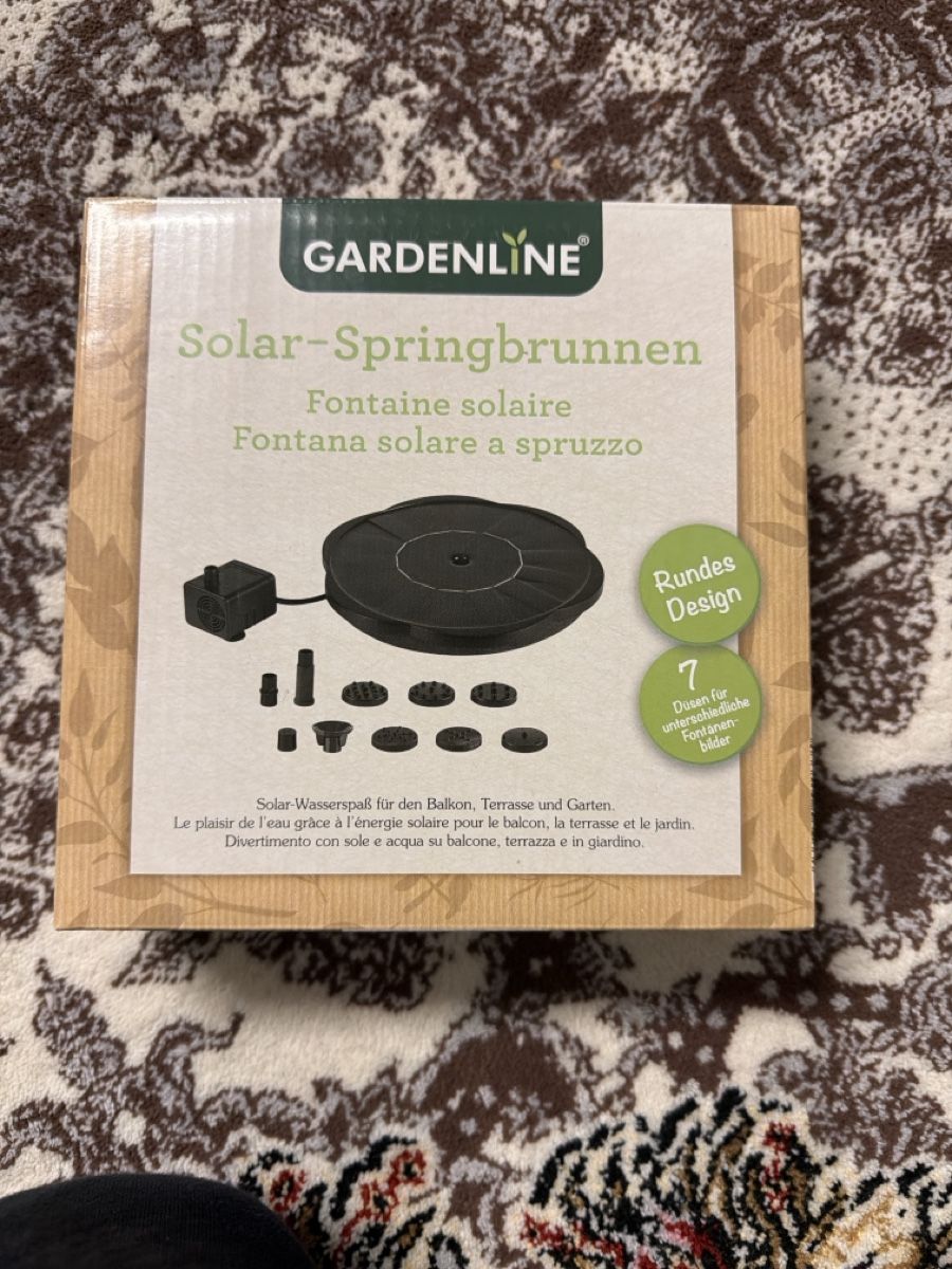 Etangs & Fontaines déco.: Solar - Springbrunnen – Neuf avec emballage d'origine à Benglen par Shamily