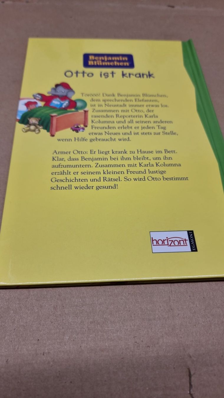 Libri: Kinderbuch Benjamin Blümchen - Otto ist Krank – Nuovo (secondo la descrizione) da Rebstein venduto da James-Dean 1