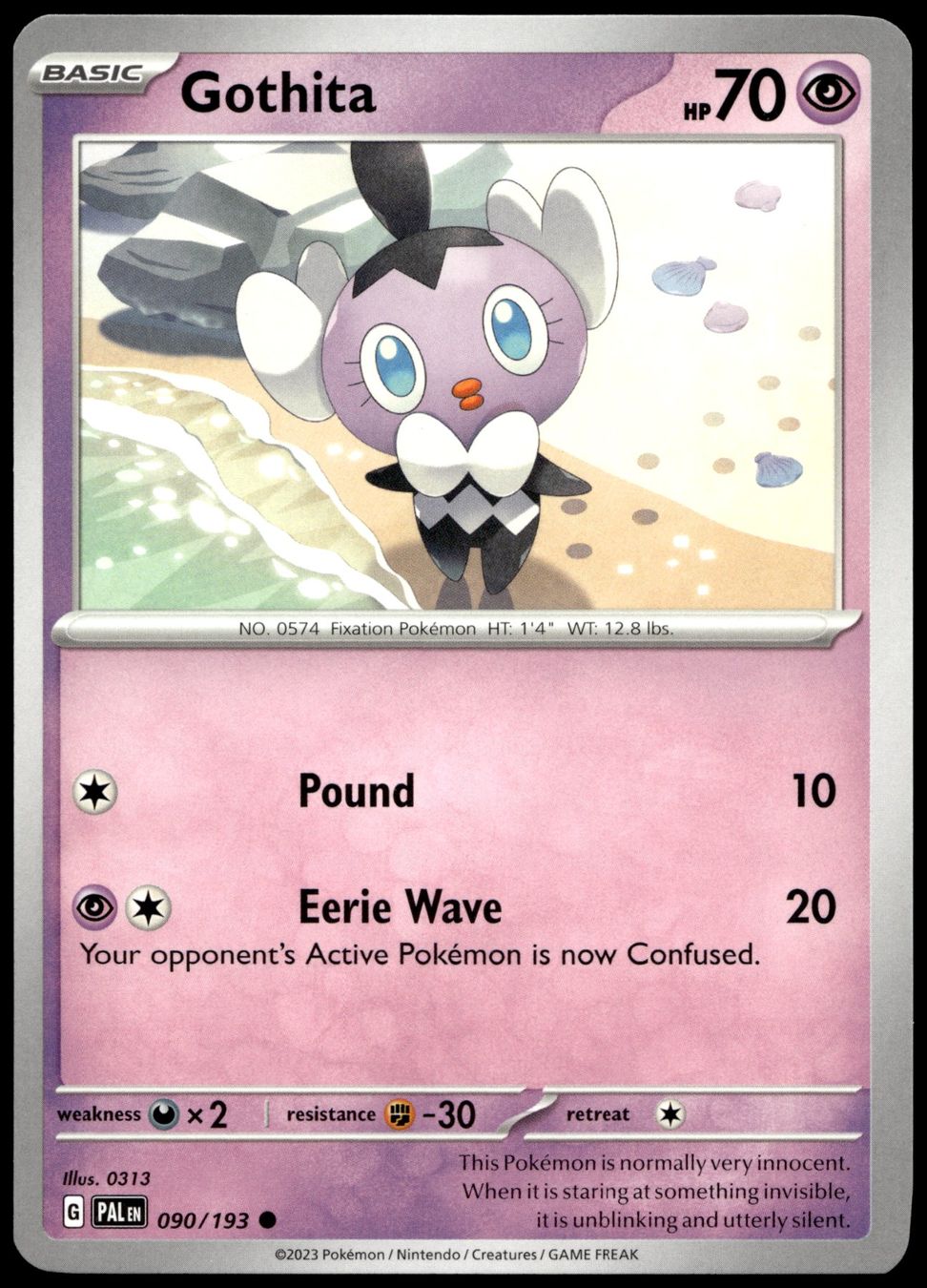 Pokémon Carte collezionabili: Pokémon Gothita 090/193   SV02 Paldea Evolved – Usato da Le Mouret venduto da PokemonCards_CH