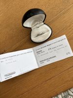 💎 Eleganter 750er Weissgoldring mit 3 Brillanten – 0,54 ct 