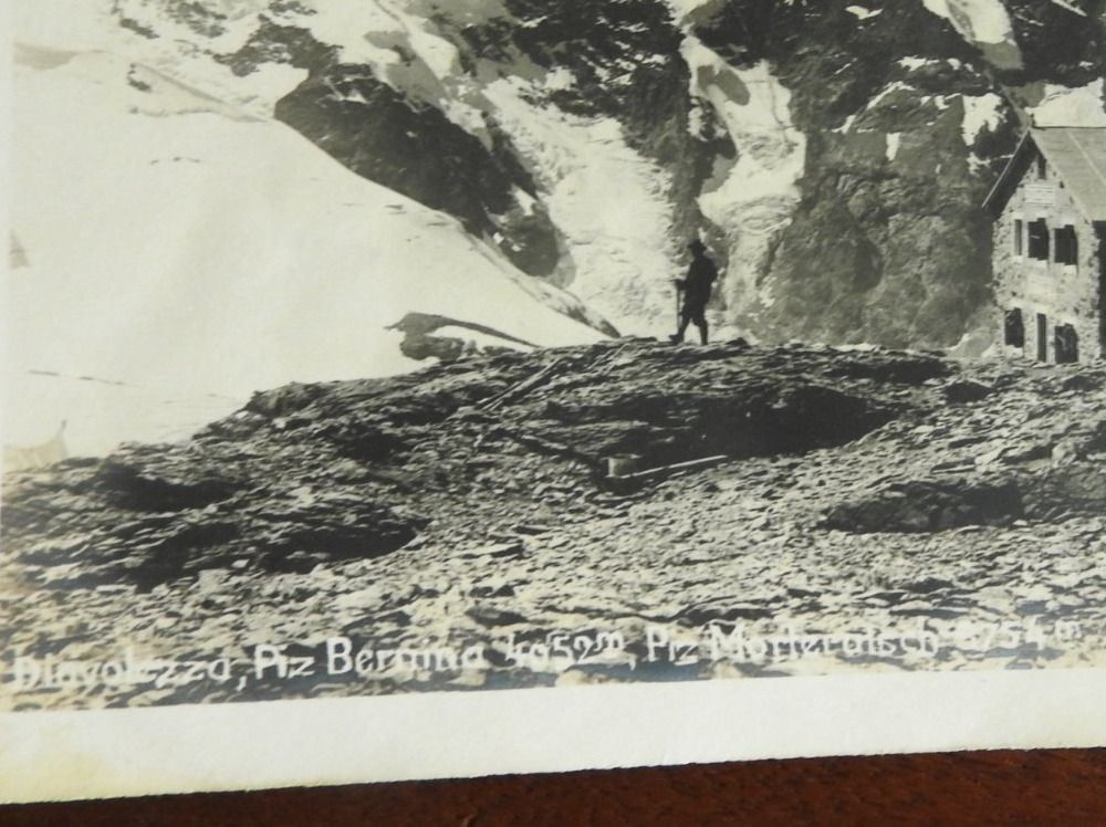 Ansichtskarten: Diavolezzahütte 1919 – Gebraucht aus Stetten AG von Brissago25 1