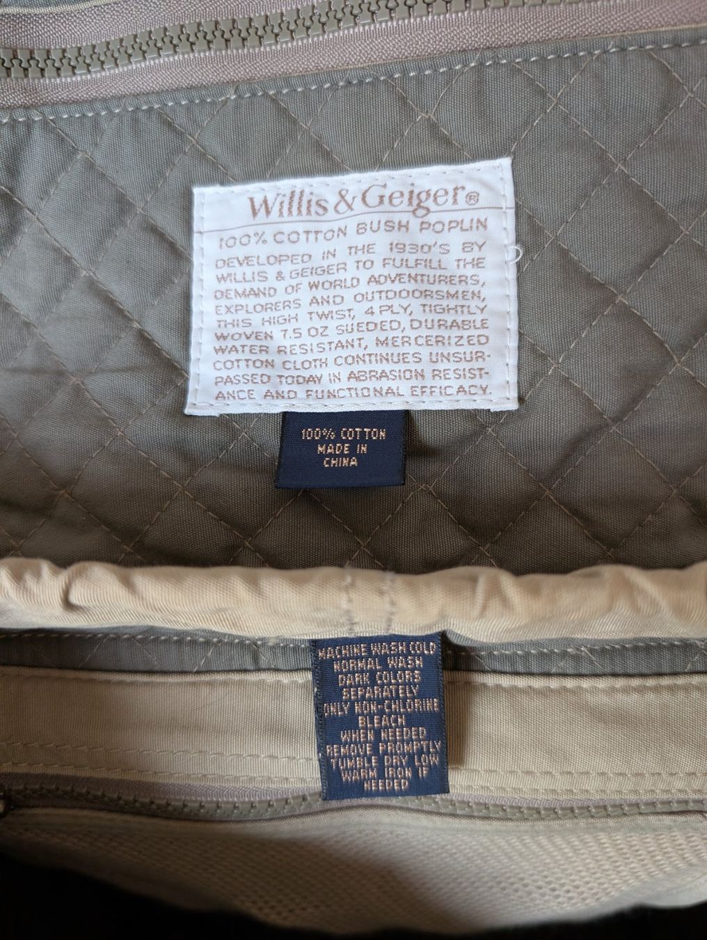 Rucksäcke: Original Bush Poplin Rucksack - Willis & Geiger Backpack – Gebraucht aus Zürich von SinaD21 3