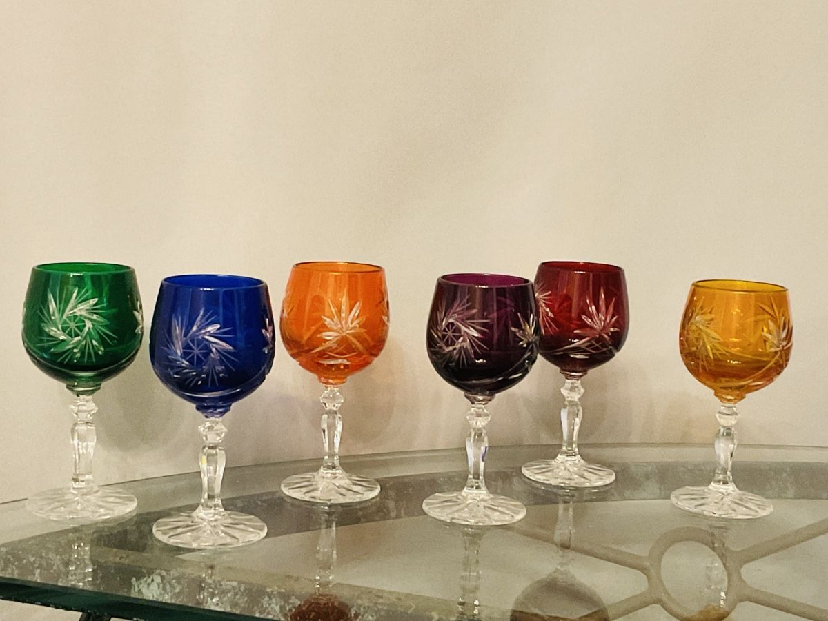 Gläser: VINTAGE BLEIKRISTALL RÖMER APERITIF GLÄSER – Gebraucht aus Boll von Laima1975 7