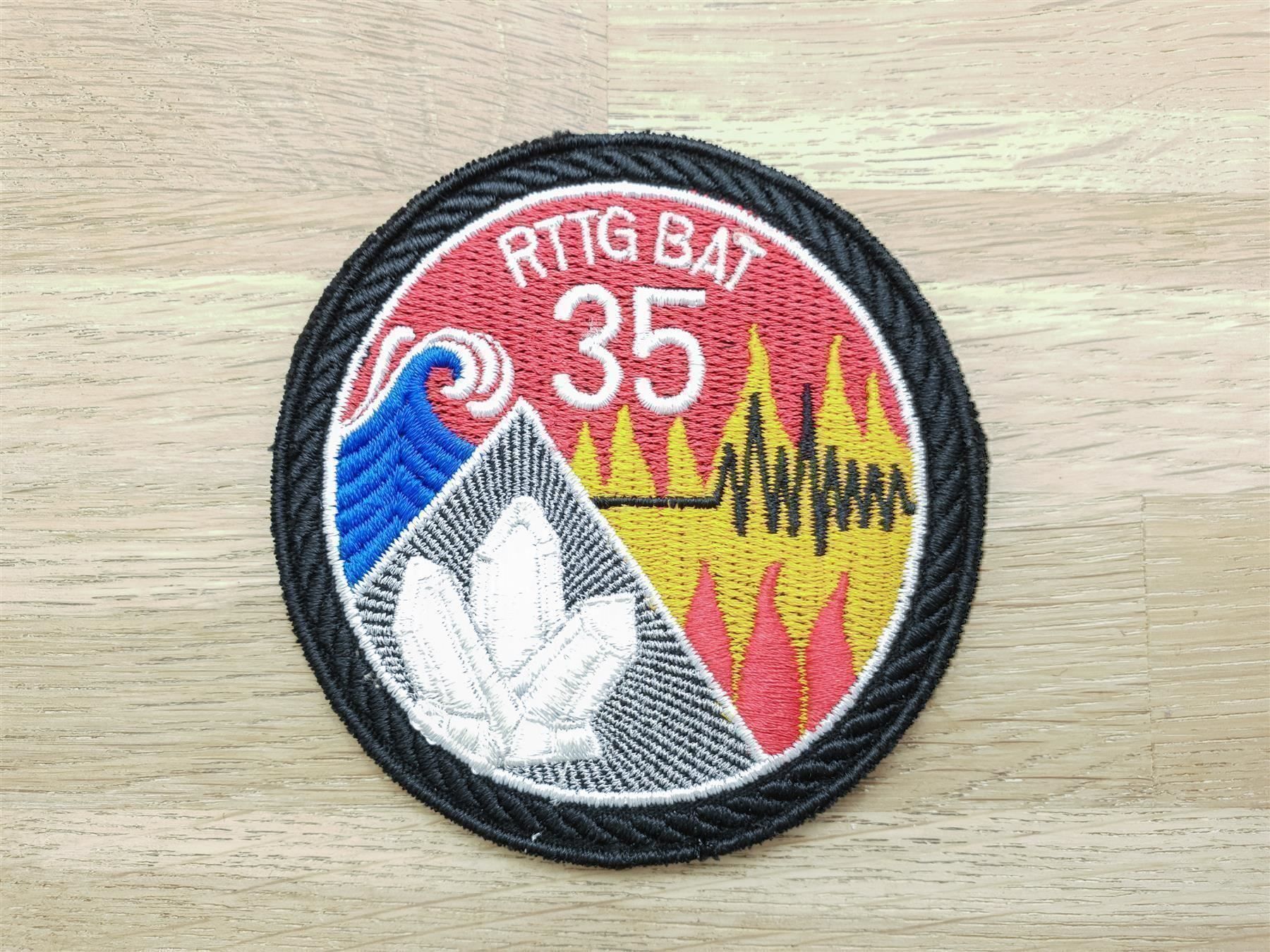 Placchette & Badge: Badge Rttg Bat 35 schwarz – Usato da Erlinsbach venduto da S700