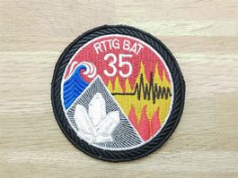Badge Rttg Bat 35 schwarz
