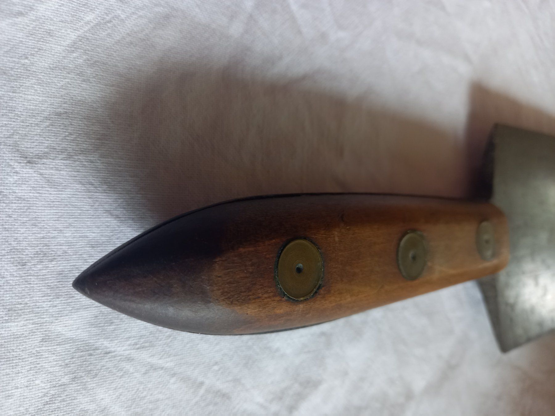 Tutti gli attrezzi: Feuille ancienne de boucher, couperet, Talabot – Usato da Rossens FR venduto da Souris1 7