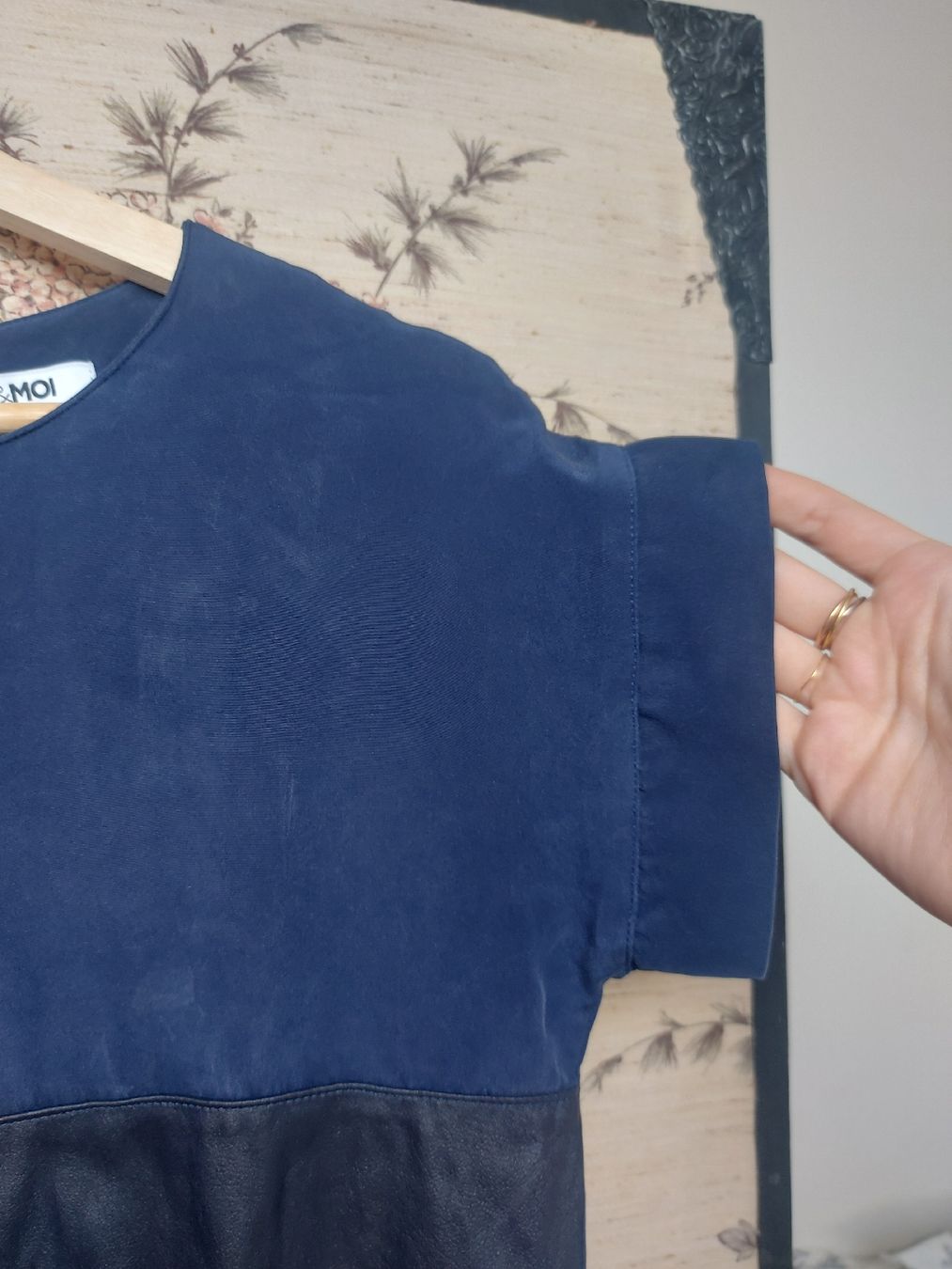 Max & Moi Top: Top Max & Moi 100% soie - T. M – Usato da Lausanne venduto da Super-cerise 1