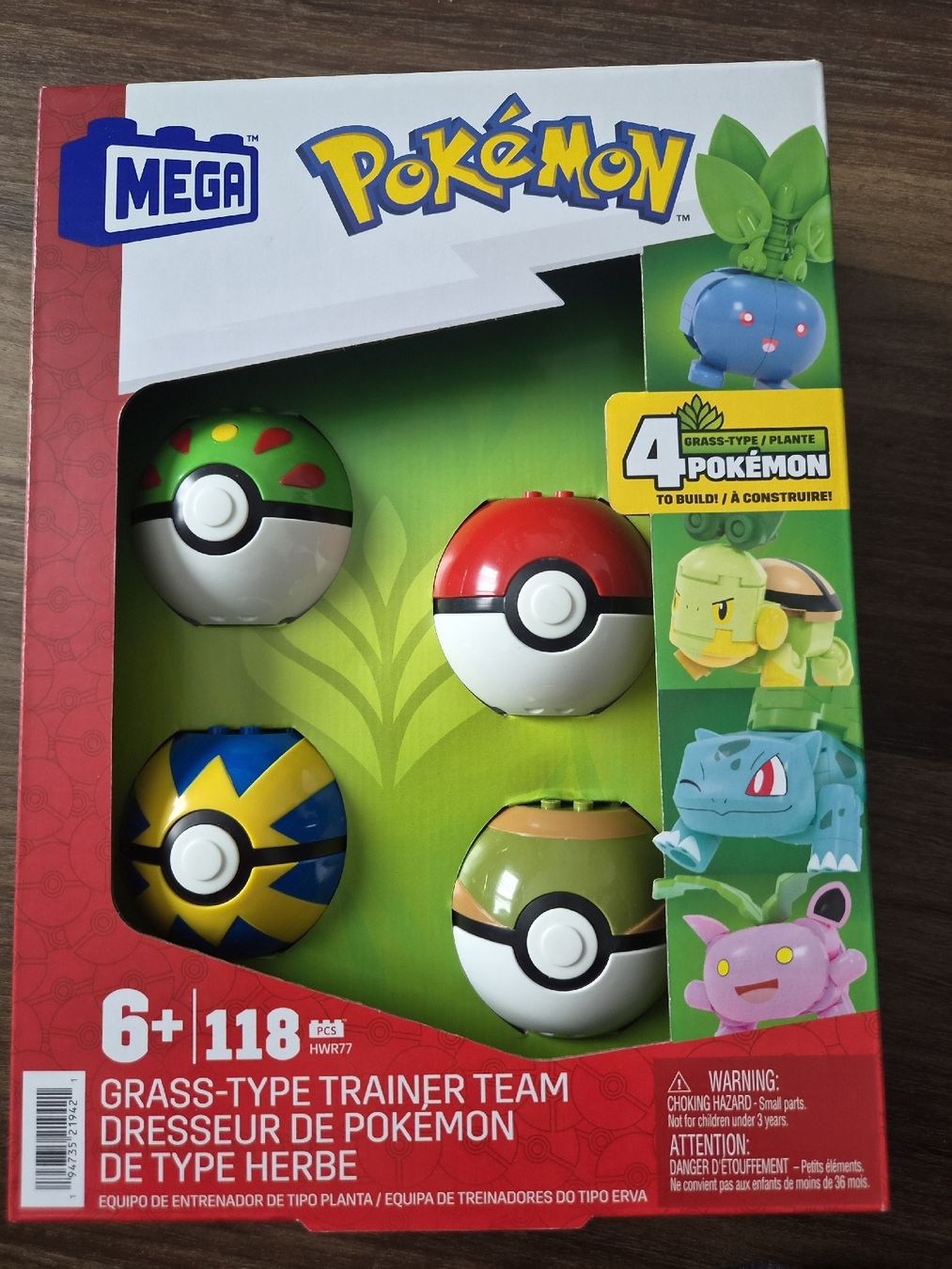 Mega Kit di costruzioni: Mega Construx Pokémon Pflanzen - Typ  Trainer Team NEU – Nuovo e nell'imballaggio originale da Altishofen venduto da tammy05