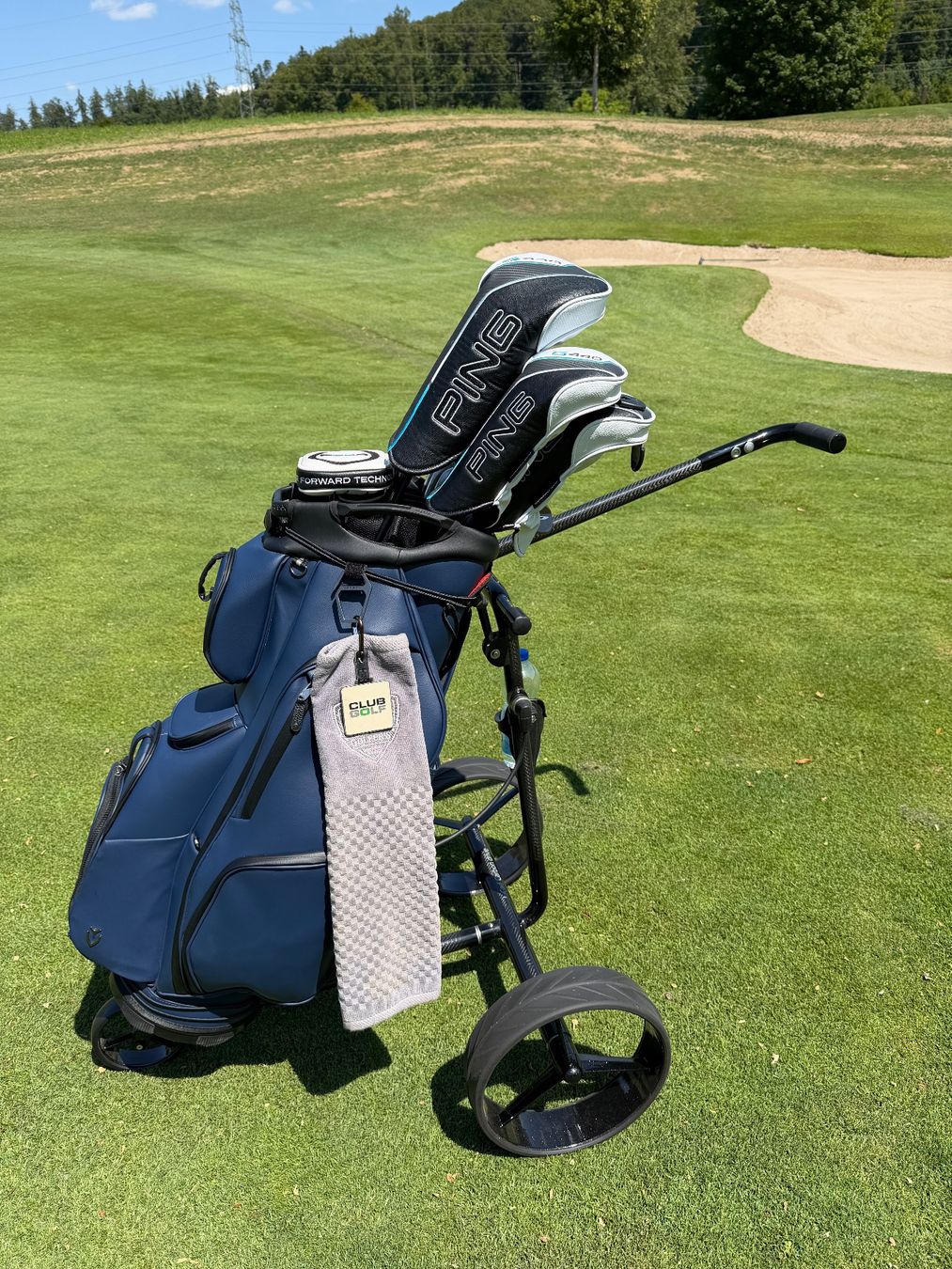 Schläger & Sets: Golfbag Dunkelblau Marke Vessel – Neu (gemäss Beschreibung) aus Egg b. Zürich von Burrito1