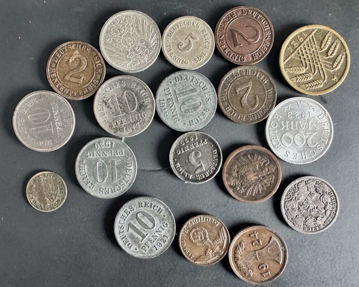 Tutti le monete: Lot Deutsches Reich mit Silber – Usato da Meilen venduto da coins4sale