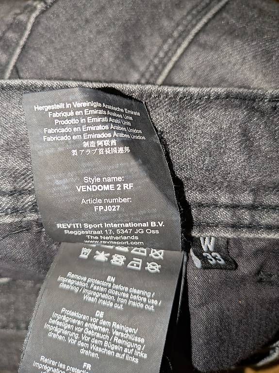 Jeans: Revit Vendome 2 Motorrad Jeans Gr. L / W33 – Gebraucht aus Luzern von moshpit_17 2