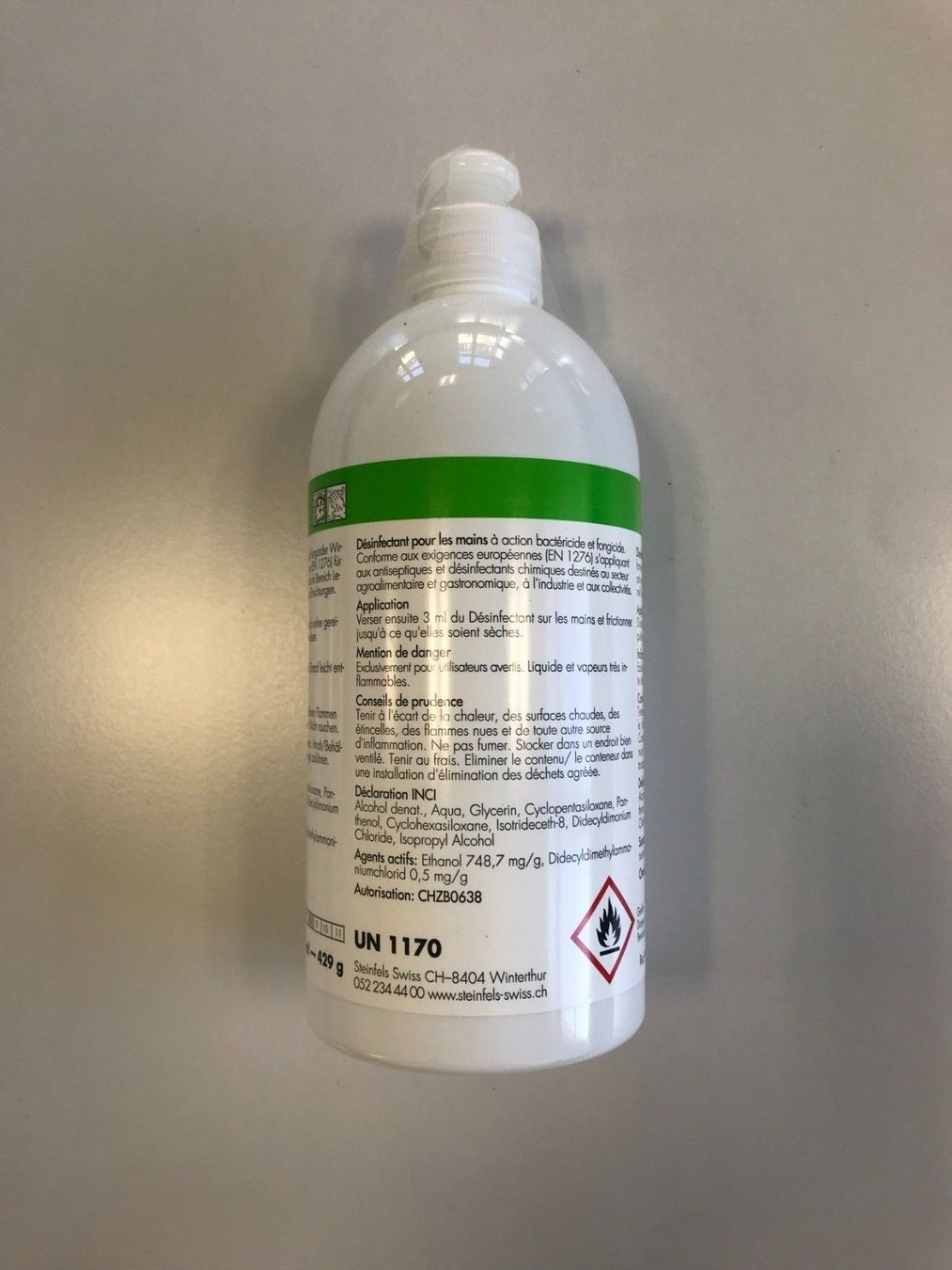 Steinfels Pulizia & Igiene: Steinfels Swiss Made Hand Desinfect E 500 ml – Nuovo e nell'imballaggio originale da Zug venduto da Cry71 2