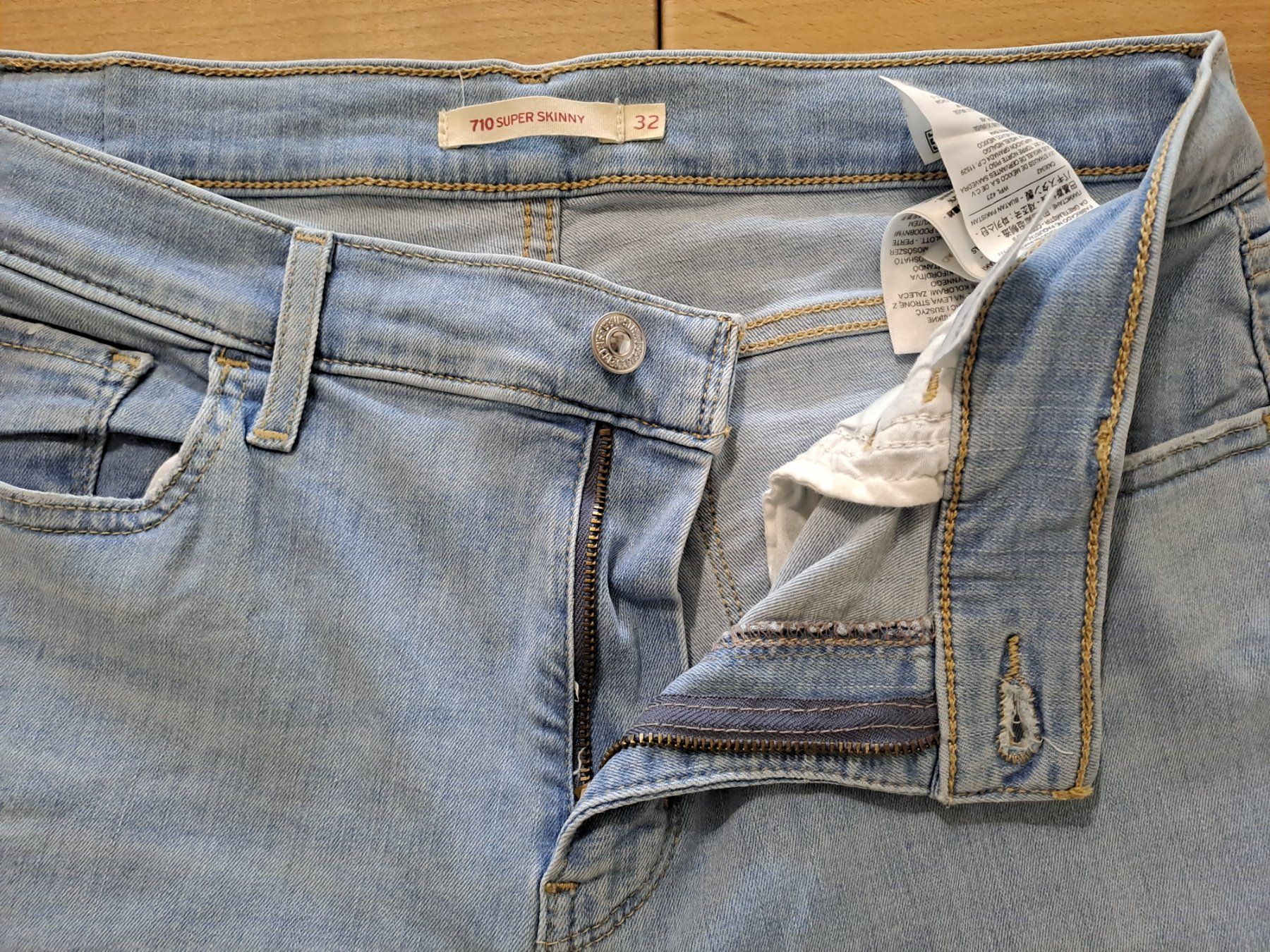 Levi's Jeans: Levis 710 Super Skinny W32 L30 – Usato da Meyrin venduto da dijin 6