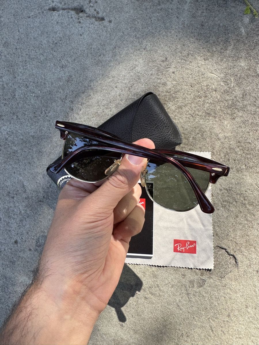 Ray-Ban Occhiali & Lenti: Original Ray-Ban RB3016 Clubmaster Black – Nuovo (secondo la descrizione) da Effretikon venduto da rus_2l2p 5