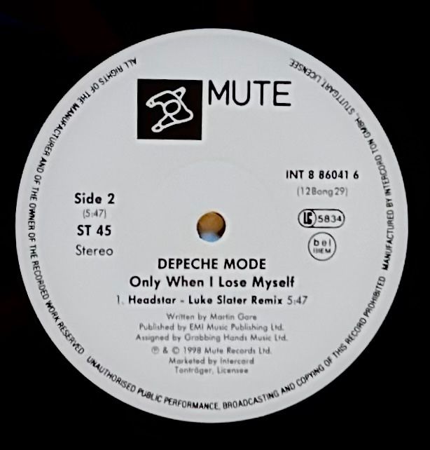 Dischi in vinile: Depeche Mode - Only when I lose myself - Maxi 12inch - 1998 – Nuovo (secondo la descrizione) da Erlinsbach SO venduto da 400_n956 6