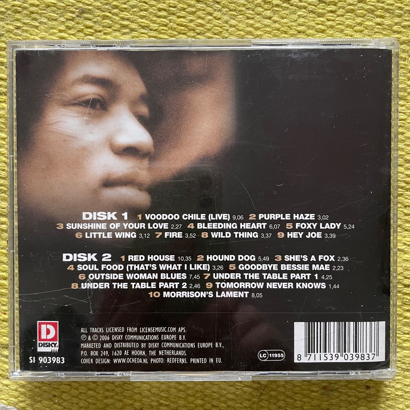 CD: JIMI HENDRIX-2CD JIMI HENDRIX – Usato da Rorschacherberg venduto da CD-Roli 1