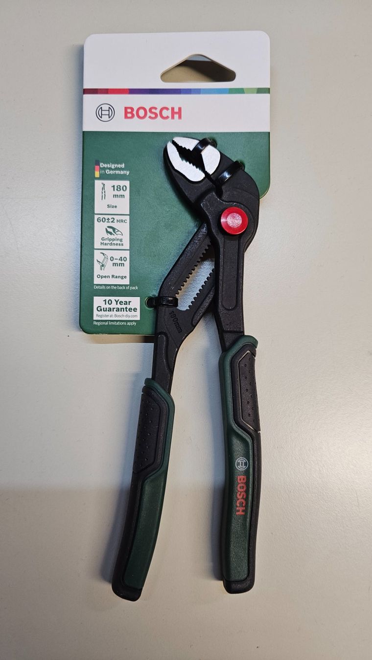 Bosch Tutti gli attrezzi: Bosch Wasserpumpenzange DIY 180 mm – Nuovo e nell'imballaggio originale da Koppigen venduto da Bracher_Mail-House