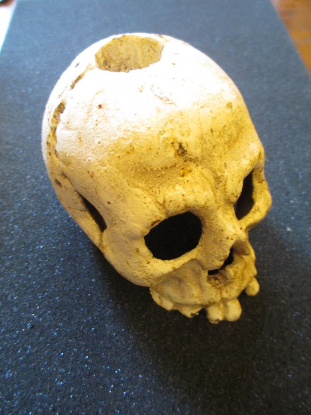 Portacandele: Kerzenständer Guss Skull – Nuovo (secondo la descrizione) da La Heutte venduto da franco029