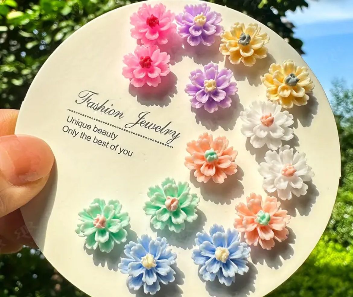 Orecchini pendenti & Orecchini a lobo: Blumen Ohrstecker (Set ) – Nuovo e nell'imballaggio originale da Gams venduto da Mariawicca