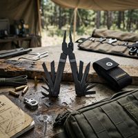 Leatherman MultiTool SUPER TOOL 300, black, inkl. Holster