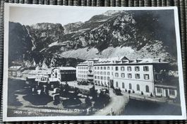 Alte Ansichtskarte Gletsch Hotel du Glacier du Rhone