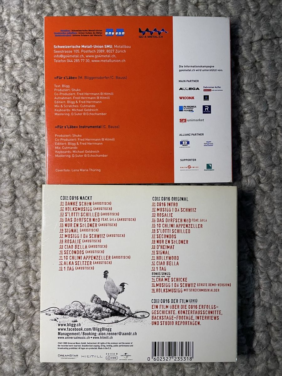 CD: 2x Bligg – Nuovo (secondo la descrizione) da Reinach AG venduto da trigger7811 2