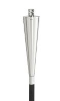 6x Blomus Gartenfackel Orchos poliert 65092